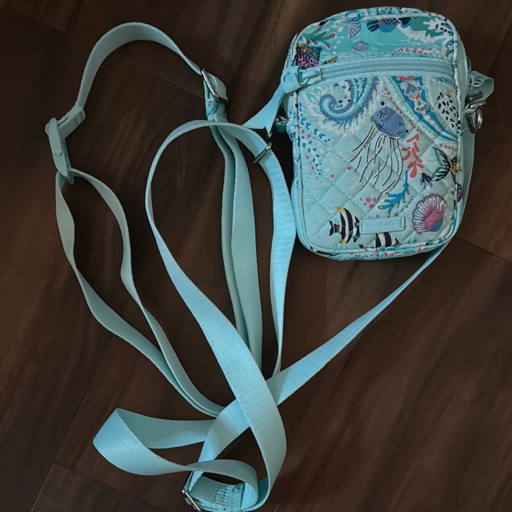 Vera Bradley Blue Paisley Crossbody Bag